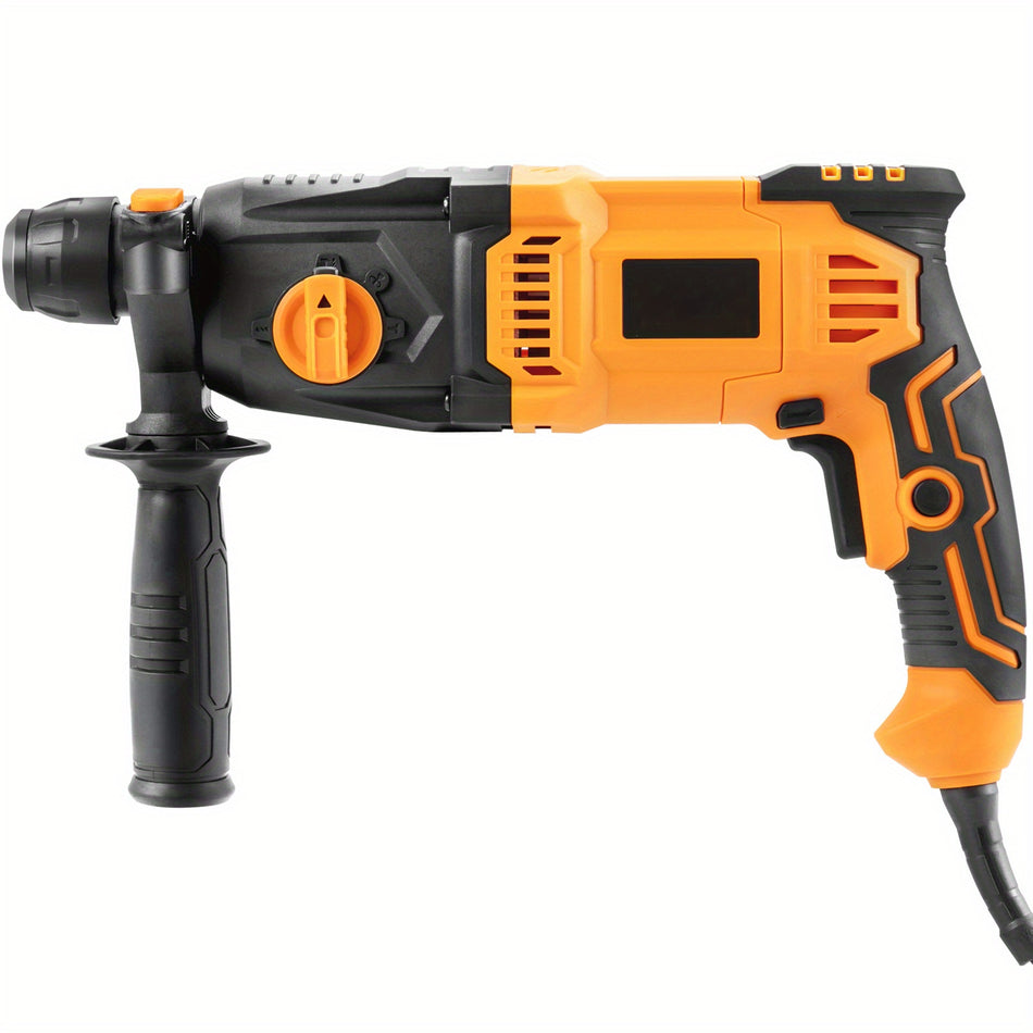 1 Inch Sds Plus Rotary Hammer Drill 8 Amp Corded Heavy Duty Safety Clutch For Concrete Demolition Electric Power Tool
