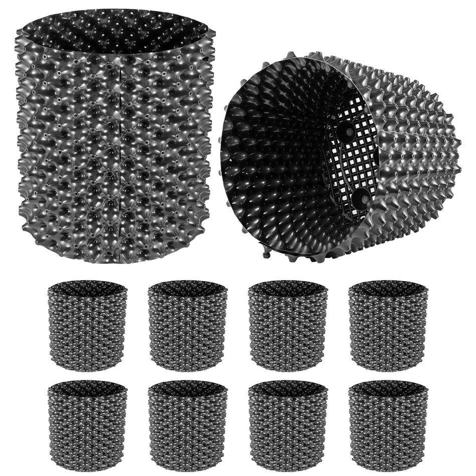 10 Pcs Air Root Pruning Pots 14 Gallon Garden Propagation Pot Black Equivalent Pot Recycled Air Pruning Container Air Root Pots Plant Root Trainer With Base Screws Non Woven Fabric Pot Discontinued