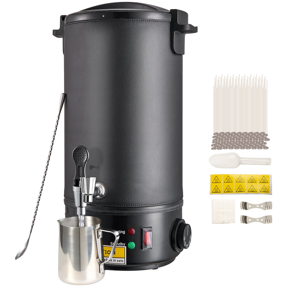 10 L Wax Melter For Candle Making Extra Large Electric Wax Melting Pot With Easy Pour Spout And 9 Level Temp Control Easy Clean For Candle Soap Cream Beauty Bulk Production Business Or Home
